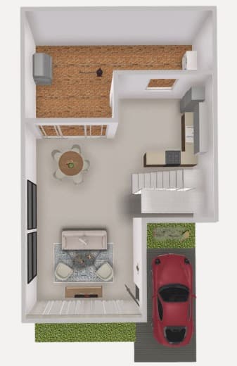 Planta 3D – Primer Piso