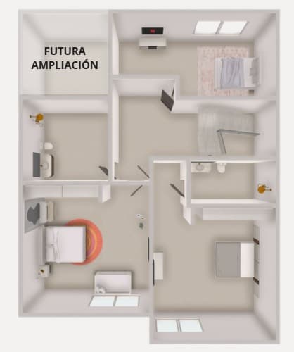 Planta 3D – Segundo Piso