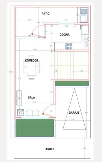 Plano Acotado – Primer Piso