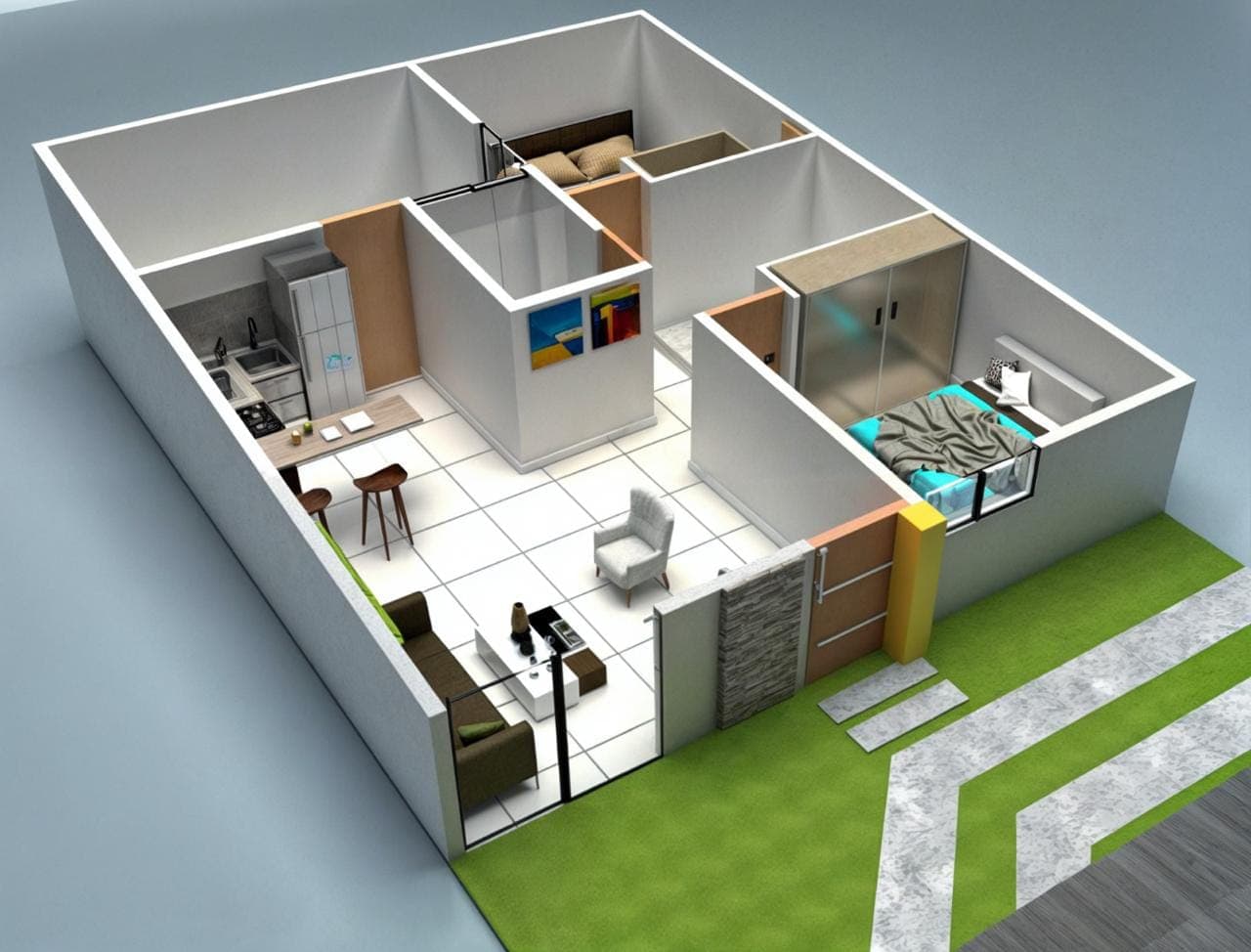 Planta 3D – Distribución General